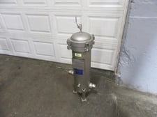 Image for Pall Filtration & Separations Grp. Inc. #T91-0858000, cartridge filter hou, Stainless Steel, 150 psi at 200 F, 9.5" diameter, 22" deep, 2.5" inlet/outlet, 2008
