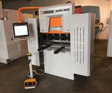 Image for 44 Ton, Ermak #Micro-Bend, CNC press brake, 3' overall, 31.49" between housing, 3.93" str, 9.84" thrt, 12.12" DL, foot pedal, 2022