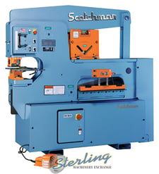 Image for 6" x 6" x 1/2" Scotchman #912-24M, ironworker, 90 ton, angle shear, punch station, 3 yr manufacturers warranty, new, #SM901224M