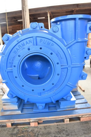 20" Warman #450STL, horizontal pump, 17"-18" outlet, dilution water application