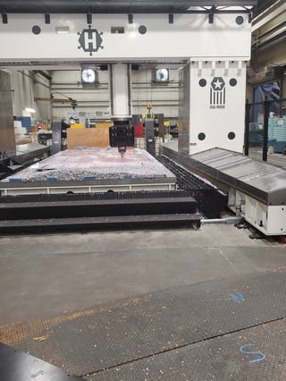 HEXRAM #MT-2510, 5-Axis gantry mill with twin pallets 72" x 156", 197" X Travel, 160" Y Travel, new, 2023