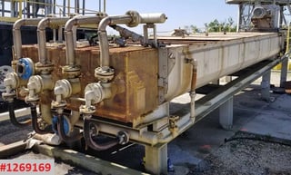 24" x 24' Denver Holoflite #Q2424-6, processor, 4-screw, Carbon Steel, oil heated, #1269169