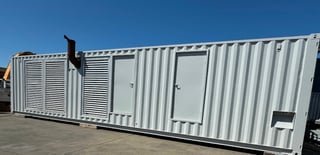 1750 KW Cummins #QSK60, diesel, 2400/4160 Volts, 481/277 amps 1600 KW prime packaged low hours