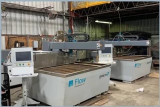 Flow #Mach-2-1313B, CNC Waterjet, 100 HP, S/N 180128, 2018