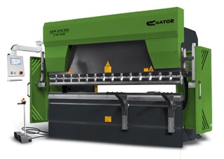 250 Ton, Gator #G-Advanced, hydraulic 4-axis CNC press brake, 12' overall, new