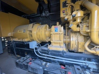 1500 KW Caterpillar #G3516, skid mounted, 277/480 Volts, 2013