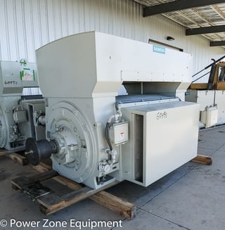6500 HP 1792 RPM Siemens, Frame 8012, CGII, 6600 Volts, unused surplus