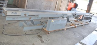 12" wide x 25' long, Stainless steel vibrating conveyor