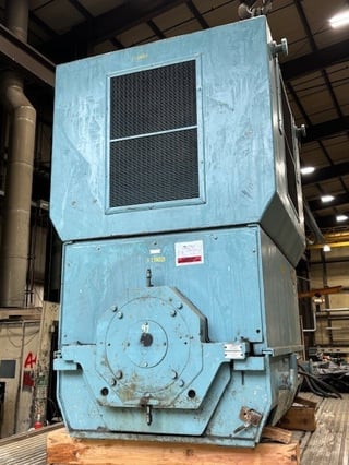 600 HP 3501 RPM Teco Westinghouse, Frame 4512, 4000 Volts, World Series Induction Motor