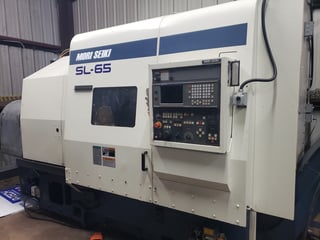 Mori Seiki #SL-65C, CNC turning center, 10.2" thru hole, MSC516 Control, SMW air chucks