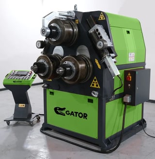 Gator #GAR120, professional angle rolls, 15.35" roll diameter, 4.72" shaft diameter, 20 HP (3 available)