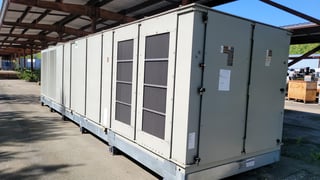 50 Ton, Trane Intellipak Package Unit Gas Heat DX Cooling #SFHLF504TR67CZJE9L01BB, R410a, 460 V., 3 phase