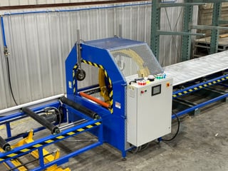 Wrap Genie, Automatic Roofing Panel Wrap Machine, Hands-Free Operation!