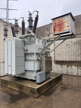 10/12.5 MVA 138000 Delta Primary, 4160/2400 Wye Secondary, Waukesha