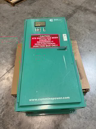400 Amp. Cummins Automatic Transfer Switch OTECC-1709946 480 Volts, 60 Hz, 4-Pole NEMA 3R PLEASE READ