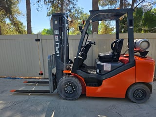 5000 lb. Heli #CPQYD25, forklift, 944 hours, 2021
