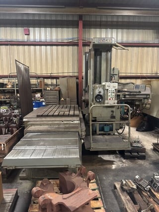 4" DeVlieg #4K-72, spiramatic jig mill, 40" 72" tbl., under power