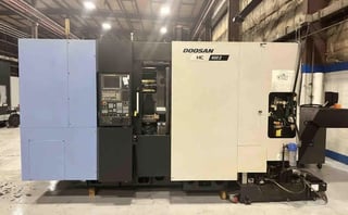 Daewoo Doosan #HC-400II, horizontal machining center, 12000 RPM, 25 HP, 60 automatic tool changer, thru