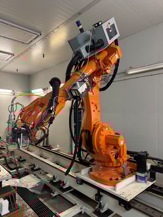 ABB laser welding robot system, IRB 6600-M-2004, + IPG LASER YLS-15000 and Torit Air Filter