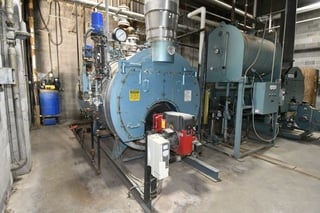 100 HP Superior #Aztec, 2 pass steam package boiler, 300 psi steam, 2019