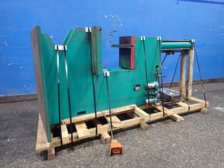 50 Ton, Pressotechnik #PCG-50, Hydraulic Press, w/Foot Switch, 24" x 28" Table, 7.8" Total Stroke, 145 psi