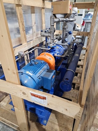 Nash, Vacuum Pump Skid, 316L Stainless Steel, 25 HP, Unused