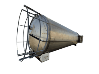 25000 gallon, Mueller 25k single shell stainless silo