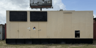 Cummins Onan, sound attenuated enclosure, With 2500 Gallon Base Tank