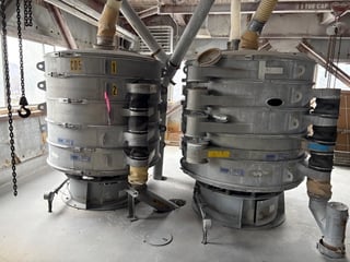 60" Sweeco #60-Round, Stainless Steel Separator Screen- Single Deck