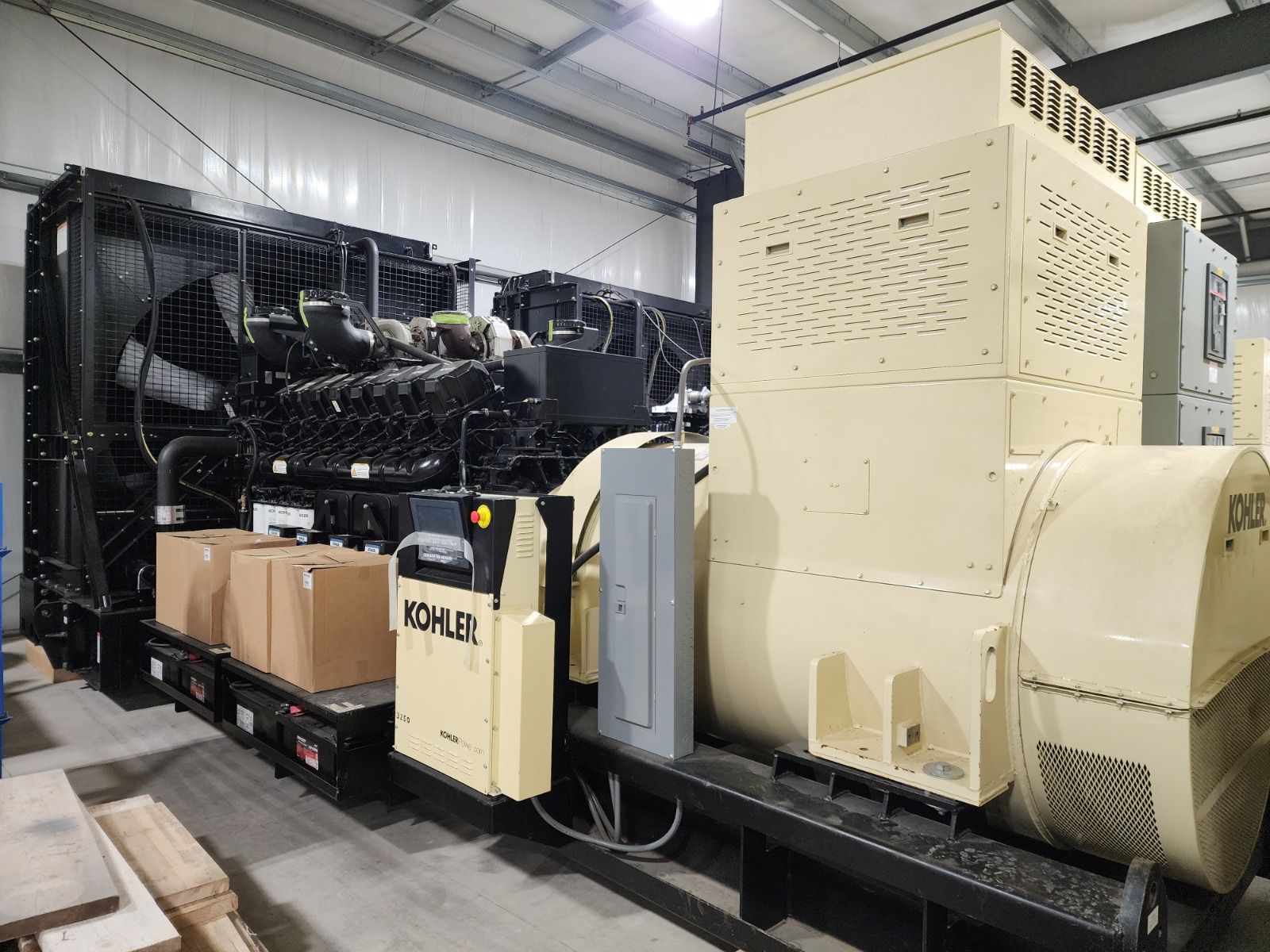 3250 KW Kohler #KD3250, diesel generator, 480 Volts, Tier 2, new surplus, in stock, warranty