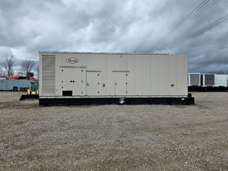 1600 KW Taylor #TD1600, standby diesel generator set, 277/480 Volts, Tier 2, sound attenuated enclosure, 177