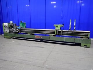 24"/32" x 208" Iron Flower Machinery Inc #IF24200, Gap Bed Lathe, Steady Rest, tailstock, 10" chuck, 3" bore