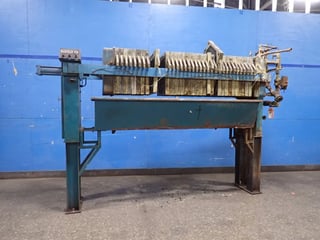 JWI Inc. #630G32-17-5DA, Filter Press, (34) 25" x 25" x 2.5" Filters, 100 psi