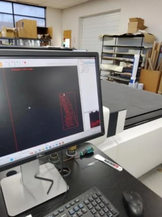 Apex #BK4-2516, Digital Flatbed Cutter, 220 V., 9.55 kw, w/ heads, 2021