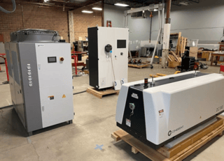 Coherent #DC-040-Series, Co2 laser, 4000 watt, Rofin pendant Control, beam delivery components, (2) 90&deg;