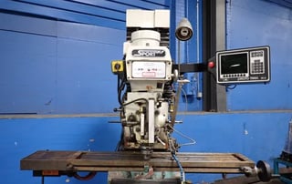 Southwestern Industries #SB3, CNC Vertical Mill, 10" x 50", digital read out, 1720 RPM