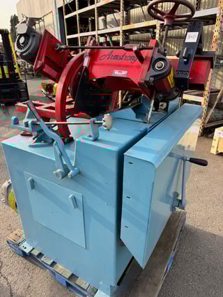 Armstrong #4, left hand saw sharpener w/ linear slide, new wear parts, refurbished