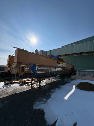 40 Ton, P & H, overhead crane, 43' 7" wide