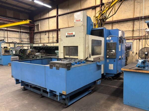 Mazak #AJV-25/404, CNC vertical machining center, Mazatrol M-32