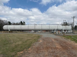 90000 gallon 317 psi, Wyatt, bullet tank, 1997