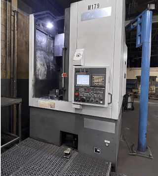 32.6" Samsung #SL-V80, vertical turret lathe, 35" sw, 18" Samchully HC-18D chuck, 3-jaw, 12 turret, Fanuc