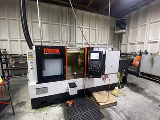 Mazak #QTN-250MY, CNC lathe, 27" swing, 10" chuck, 3" bar, 15" dia., 40" lgth, 12 turret, Mazatrol Matrix