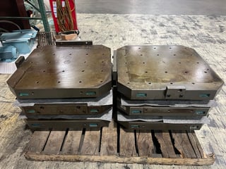 Makino #A99, machine pallets w/ edge locators, 2000 (6 available)