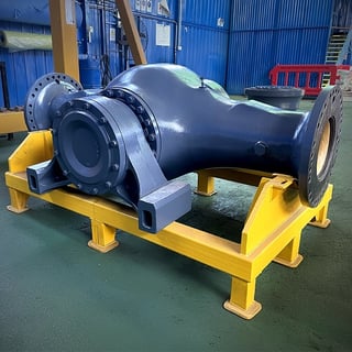 7787 lb. Komatsu #WA-600, wheel loader, rear axle, PN: 4262330100