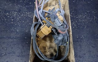 3 Ton, Ingersoll-Rand #HL3000K-2C12-C10U, Electric Chain Hoist, 2.4 mm, 90 psig, 8 FPM