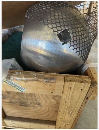 Neles Jamesbury 8" 316 Stainless Steel, Replacement ball for 2-way ball valves