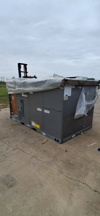 10 Ton, Carrier #Weathermaster, hi efficiency rooftop package unit heat pump, R410a, 460 V., new, never