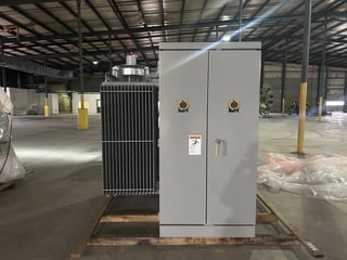 1500 KVA 12470 Primary, 480Y/277 Secondary, Hitachi / Hitachi Substation Oil Transformer, never energized, (6