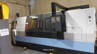 Daewoo Doosan #Puma-400LC, 30.3" swing, 6.5" bar, 21" chuck, with SMW hydraulic steady rest, 2012