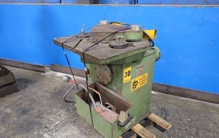 Boschert #PN4, Corner Notcher, w/Footswitch, 24" x 28" Table, 5.4 kVA, 220/440 V.